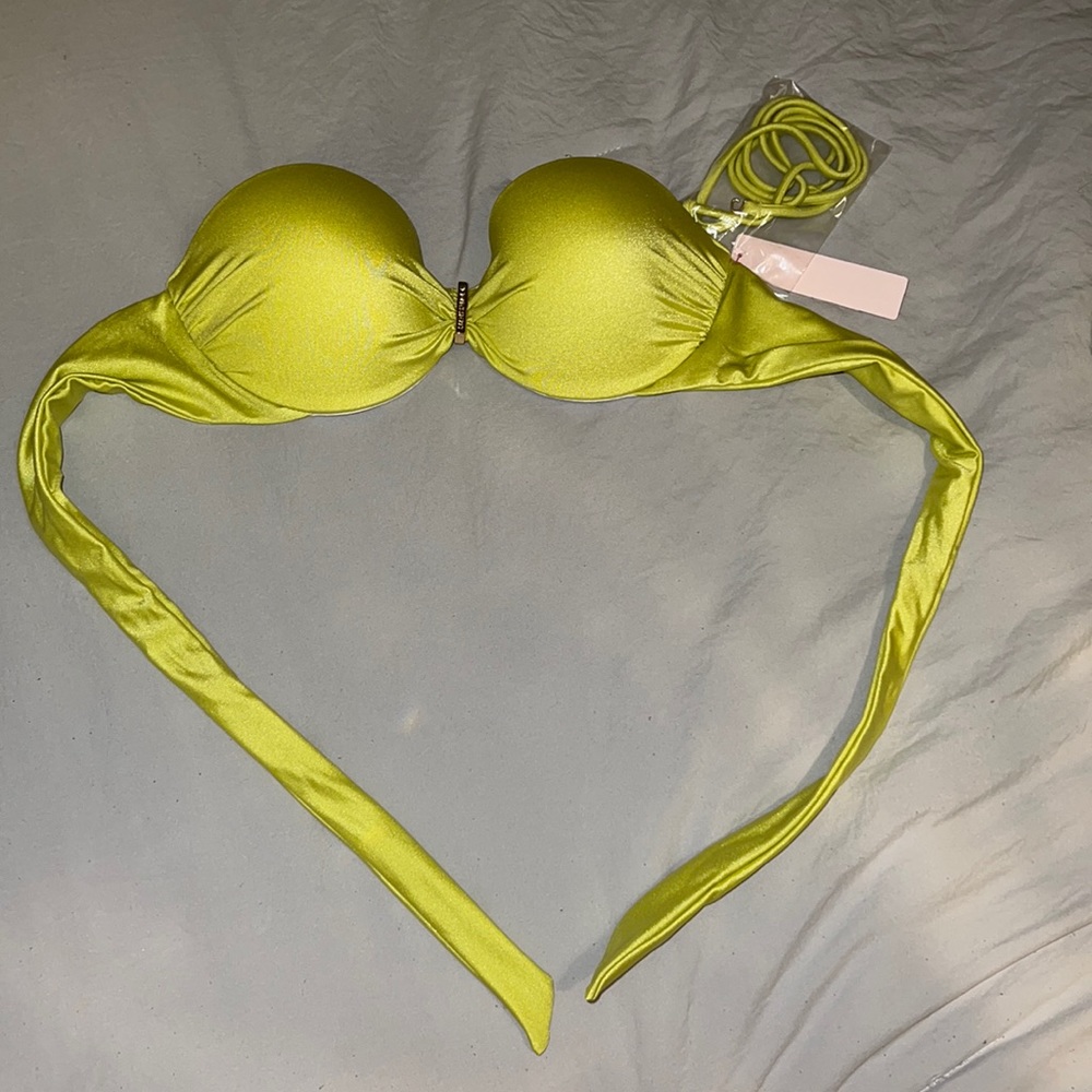 Victorias Secret underwire bandeau top with removable straps NEW WITH TAGS 32B
